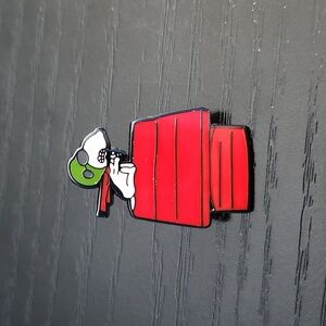 Peanuts Snoopy Red Baron Inspired Enamel Pin